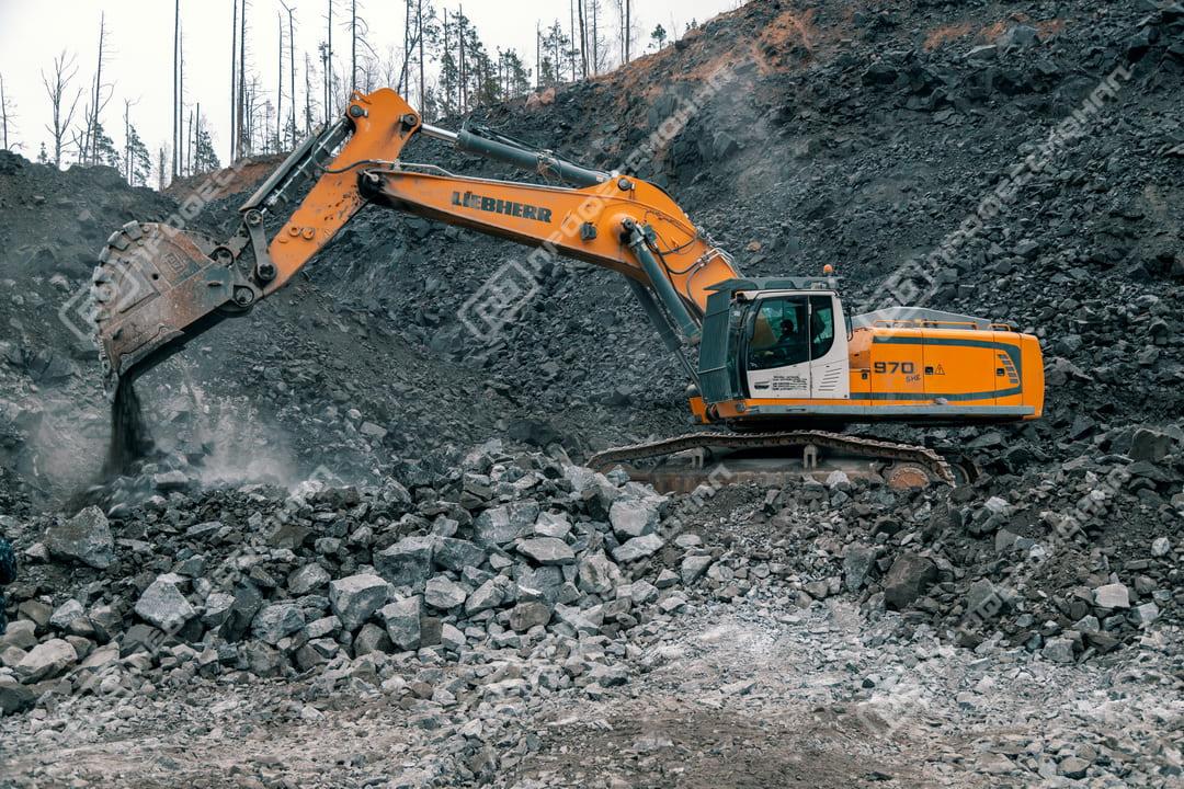 Ковш скальный сверхусиленный для экскаватора Liebherr 970 объемом 4,6 куб.м